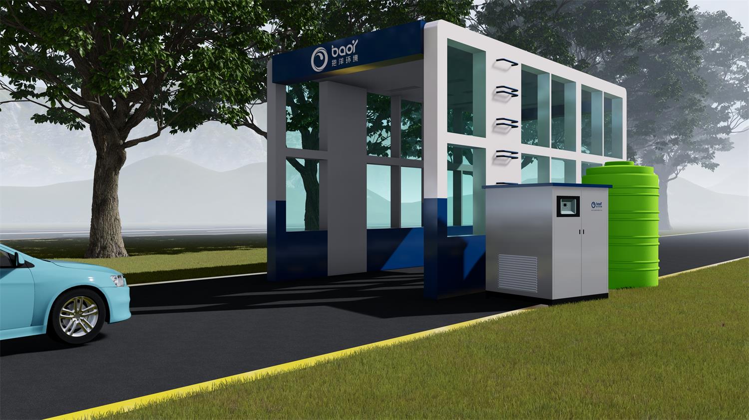 【BYXC系列】龍門(mén)式洗車房